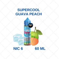 Supercool guava peach freebase น้ำยาฟรีเบส