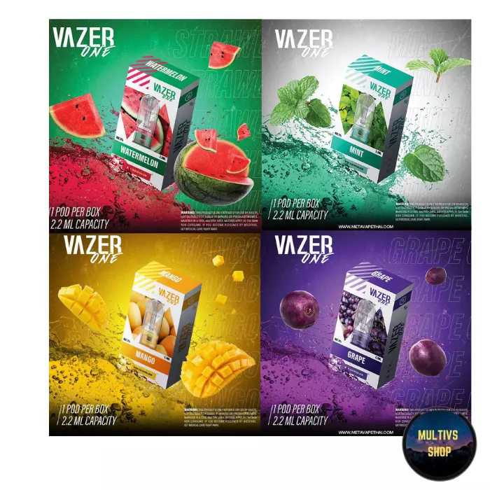 หัวพอตน้ำยา Vazer one 4 กลิ่น 2