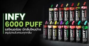 Infy 6000 Puffs รสไหนอร่อย มีกลิ่นไหนบ้าง