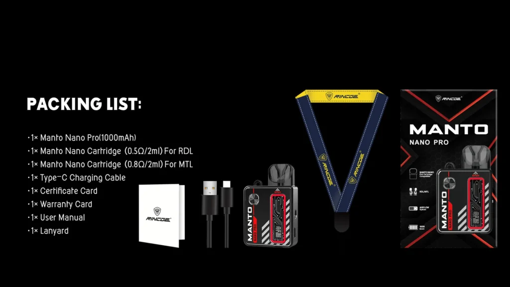 Manto nano pro package