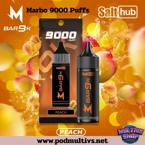 Marbo Bar 9000 Puffs Peach พีช