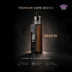 VOOPOO Drag S3 Brown – คลาสสิก หรู สุขุม