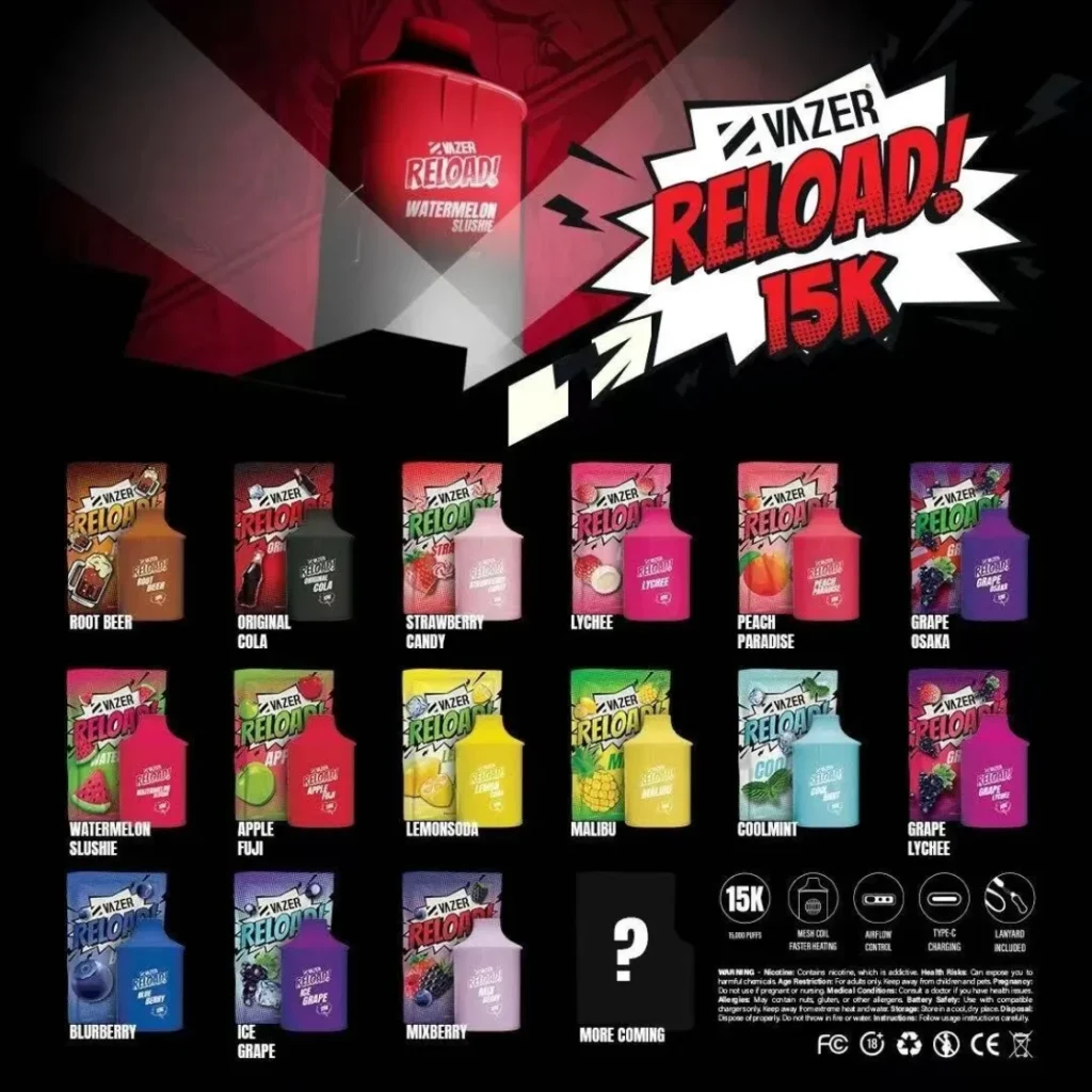 Vazer Reload 15000 Puffs