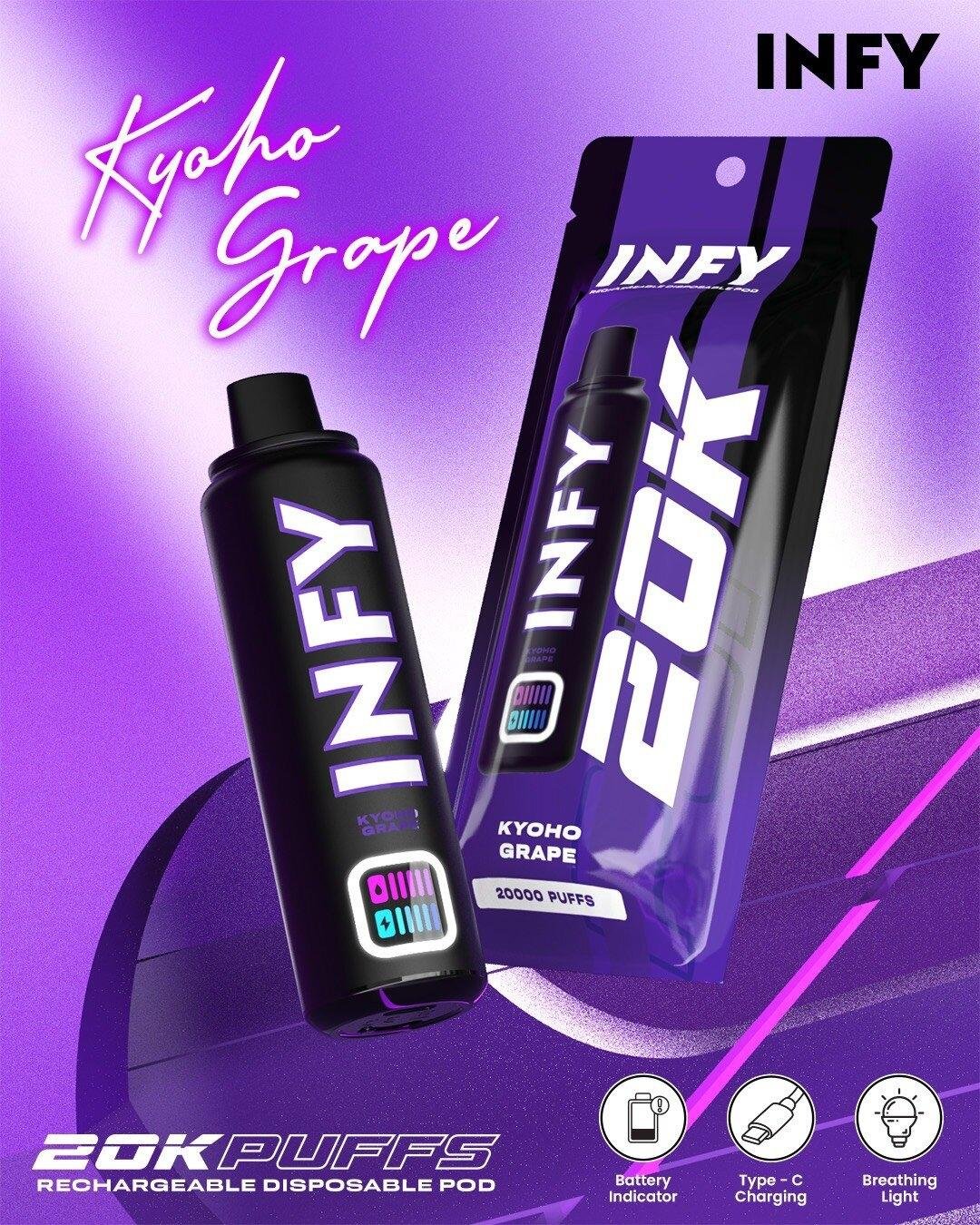 INFY 20K Kyoho Grape องุ่นเคียวโฮเข้มข้น หวานละมุน