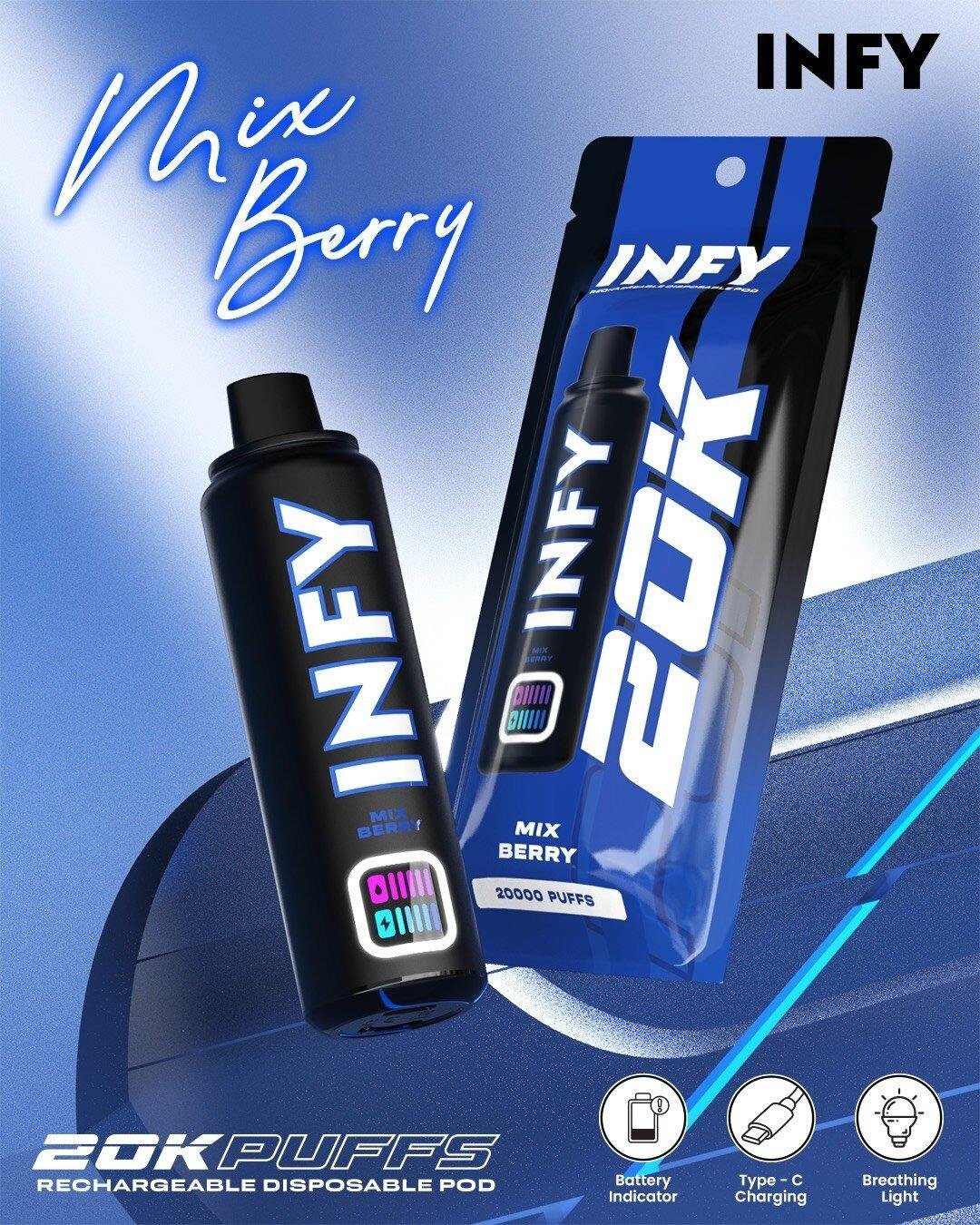 INFY 20K Mix Berry รวมเบอร์รี่หวานอมเปรี้ยว