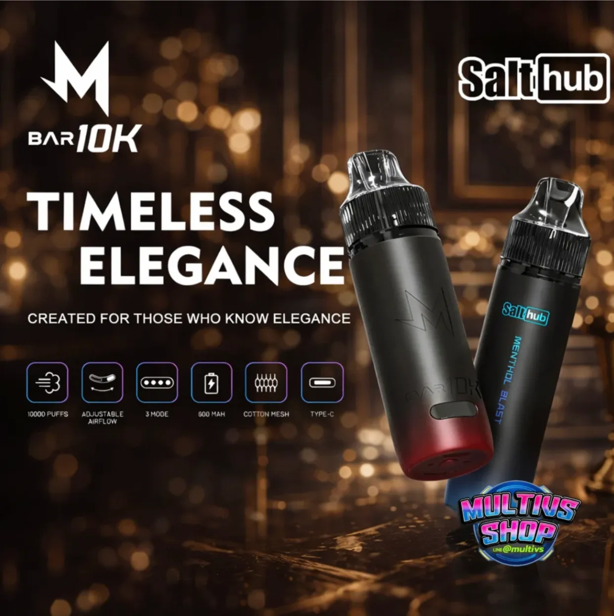 marbo 10000 puffs รุ่นอัปเกรด กลิ่นชัด
